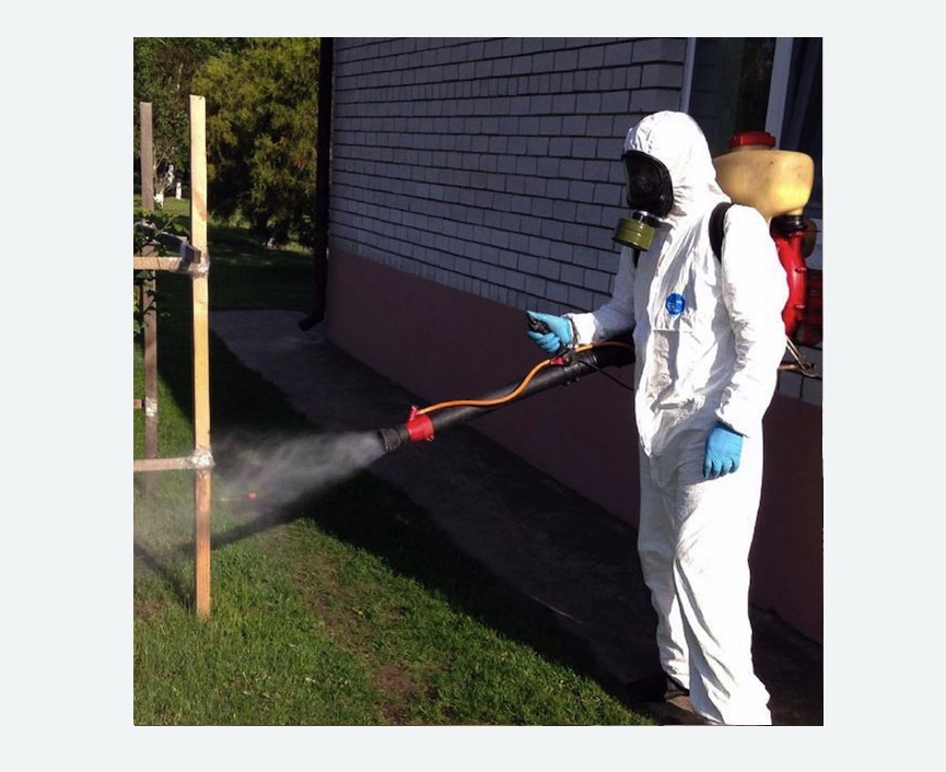 травля клещей на участке в Котельниче